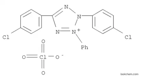Molecular Structure of 5181-16-8 (2H-Tetrazolium, 2,5-bis(4-chlorophenyl)-3-phenyl-, perchlorate)